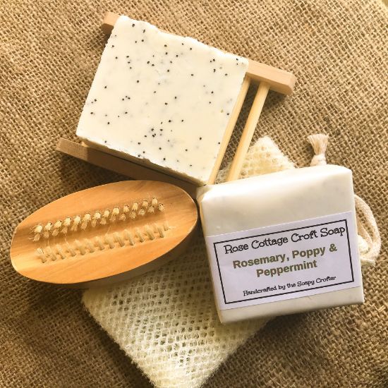 Rosemary, Poppy and Peppermint Soap
