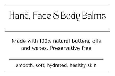 Picture for category Hand, Face and Body Balms